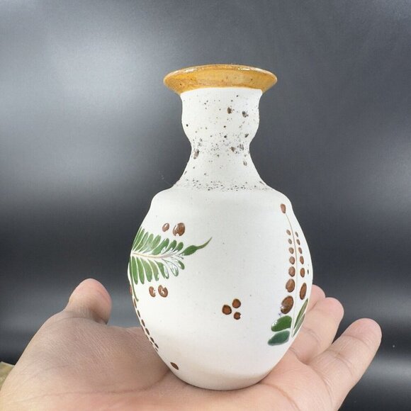Mexico Folk Art Pottery Vase Tonala Talavera Ceramic Hand Painted Stoneware VTG - Picture 13 of 16